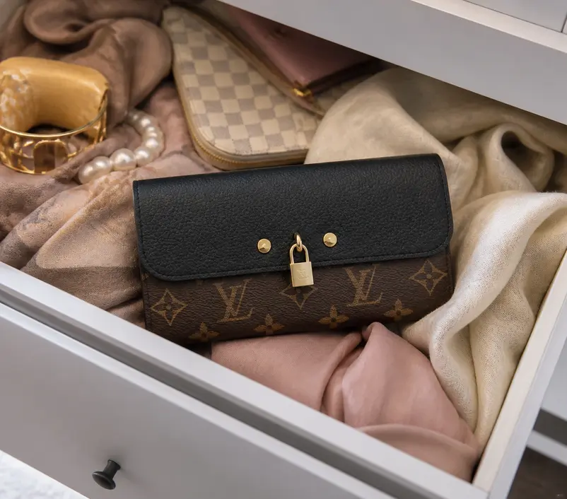 2016 Premium Monogram Canvas Venus Wallet-Noir M61835 photo review