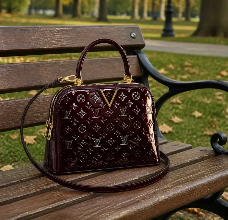 2016 Premium Monogram Vernis Melrose Bag-2 colors M42693 photo review