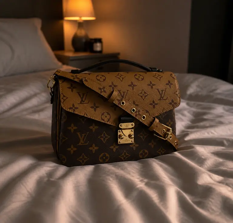 2016 Premium Monogram Canvas Pochette Metis Handbag M41465 photo review