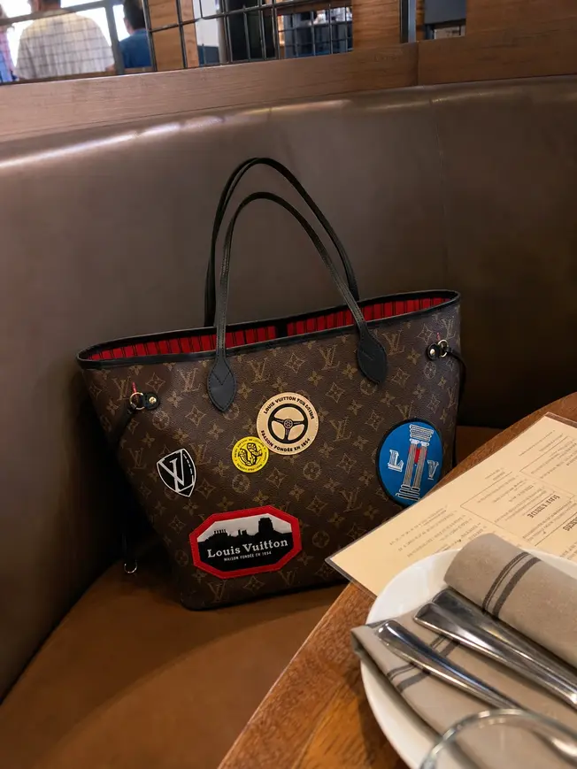 2017 Premium Monogram Canvas Icon Neverfull MM M42844 photo review