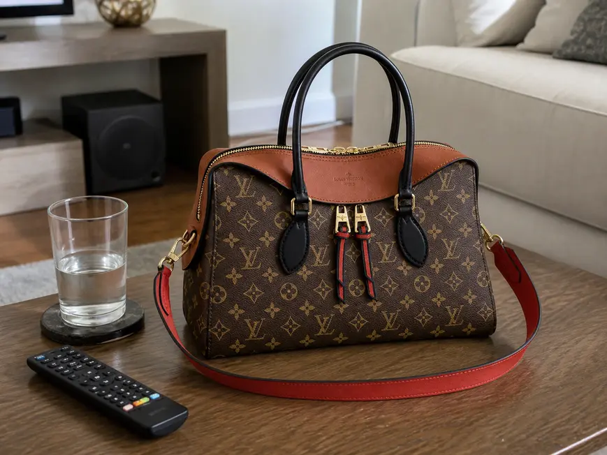 2017 Monogram Tuileries Handbag-Caramel M41456 photo review