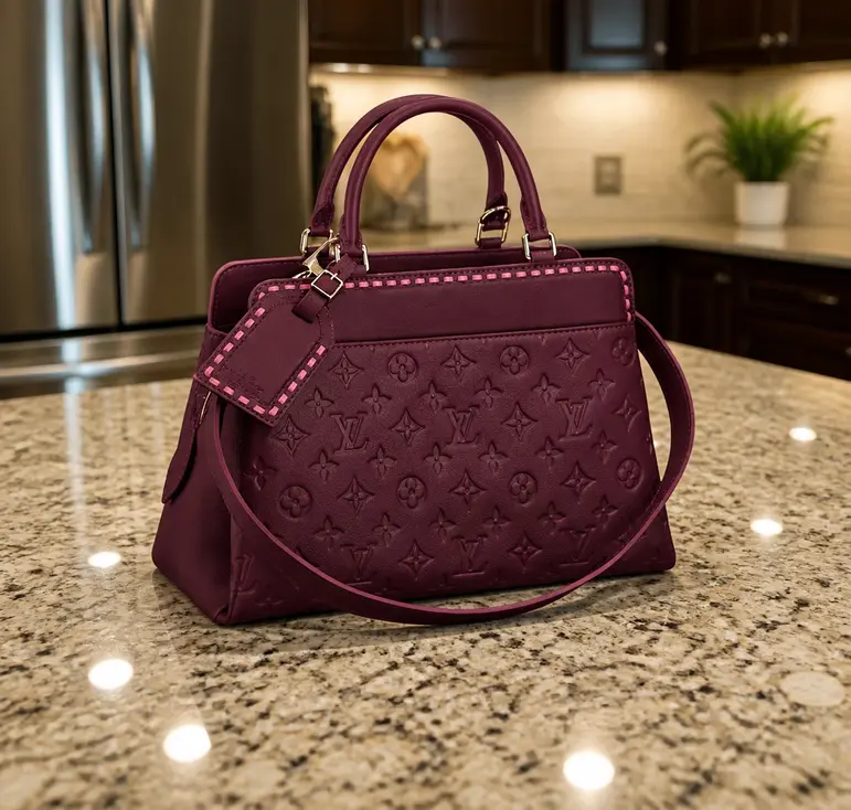 2017 Premium Monogram Empreinte Vosges MM-RAISIN M43249 photo review