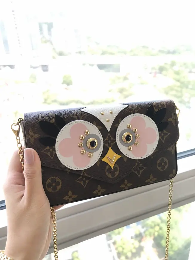 2017 Premium Monogram Canvas Pochette Felicie Shoulder Bag M62415 photo review