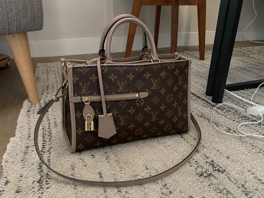 2017 Premium Monogram Canvas Popincourt Bag-Taupe Glace M43463 photo review