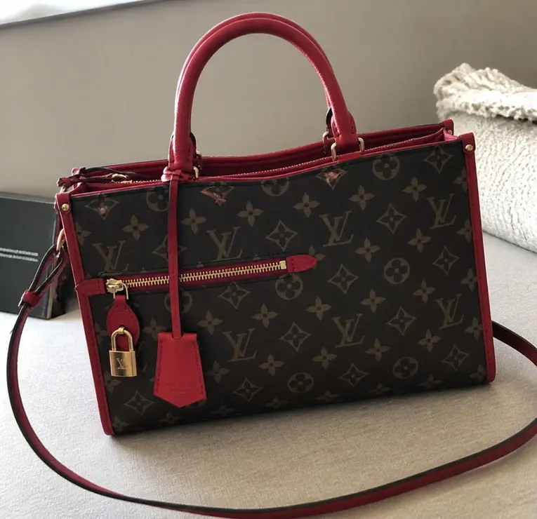 2017 Premium Monogram Canvas Popincourt Bag-Red M43433 photo review