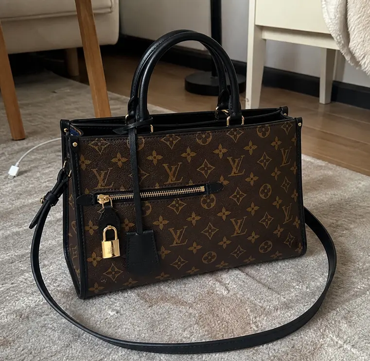 2017 Fall Premium Monogram Popincourt Bag MM-Black M43435 photo review