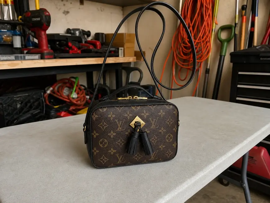 2018 Premium Monogram Canvas Saintonge Handbag-Black M43559 photo review