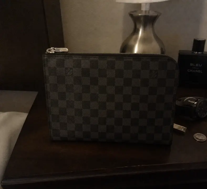 Fall-Winter 2018 Pochette Jour PM-Damier Graphite Canvas N60113 photo review