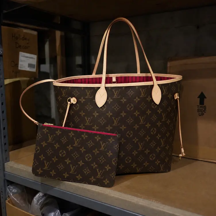 2015 Monogram Neverfull MM with pochette-Pivoine M41178 photo review