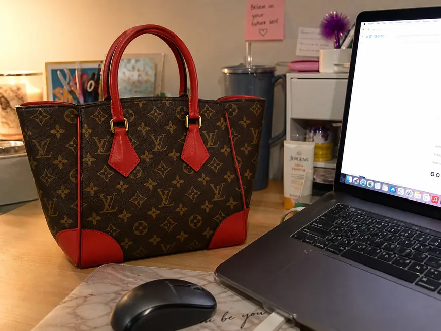 2016 New Monogram Phenix Handbag PM-Red M41536-1 photo review