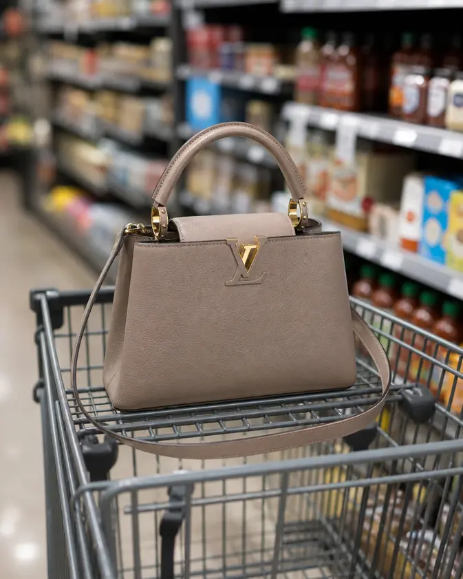 2015 Capucines BB Handbag-Galet M94634 photo review