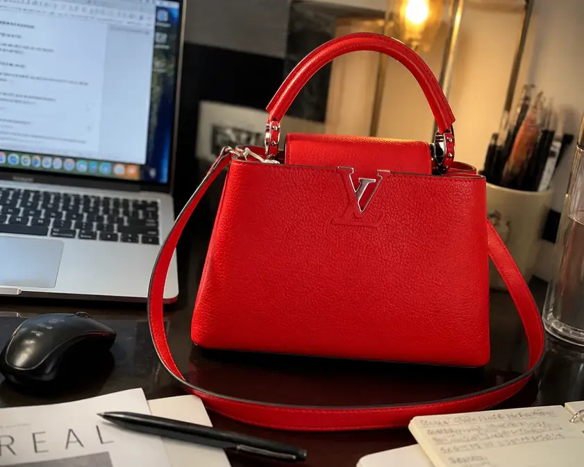2015 Capucines BB Handbag-Red M94636 photo review