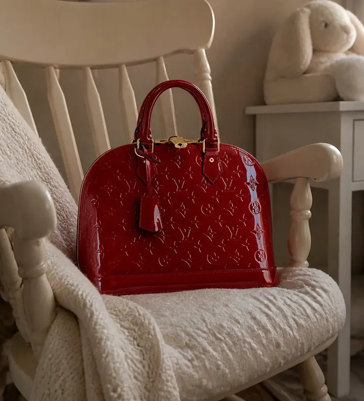 2015 Monogram Vernis Alma PM-Cherry M90169 photo review