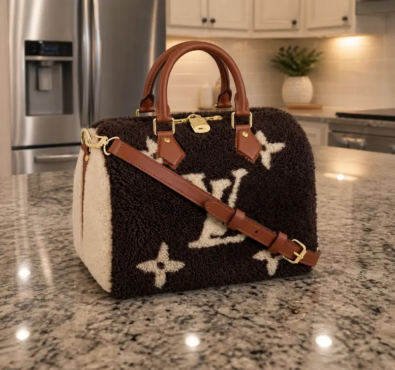 2019 Monogram LV Teddy Limited Edition Speedy Bandouliere 25-Brown M55422 photo review