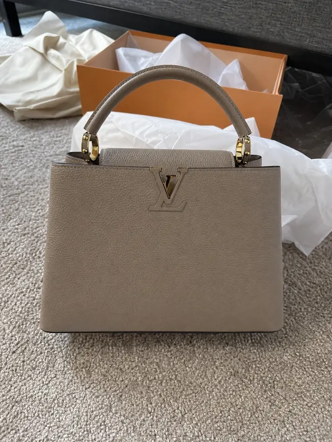 Capucines MM Handbag-Galet M94428 photo review