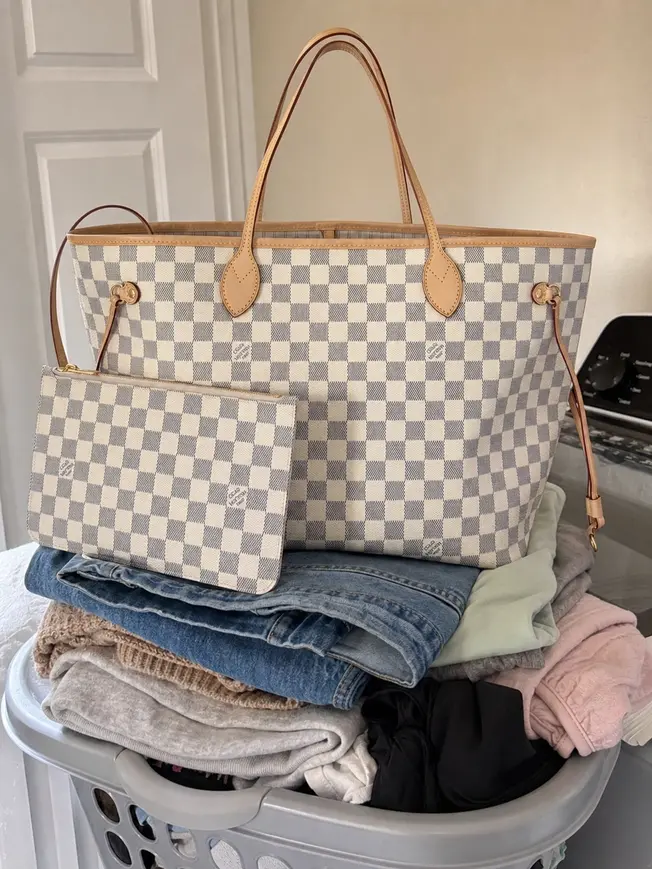 Damier Azur Canvas Neverfull GM N41360 photo review