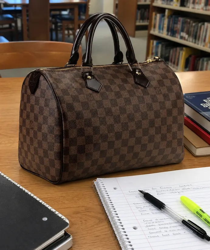 Damier Canvas Speedy 30 N41531 photo review