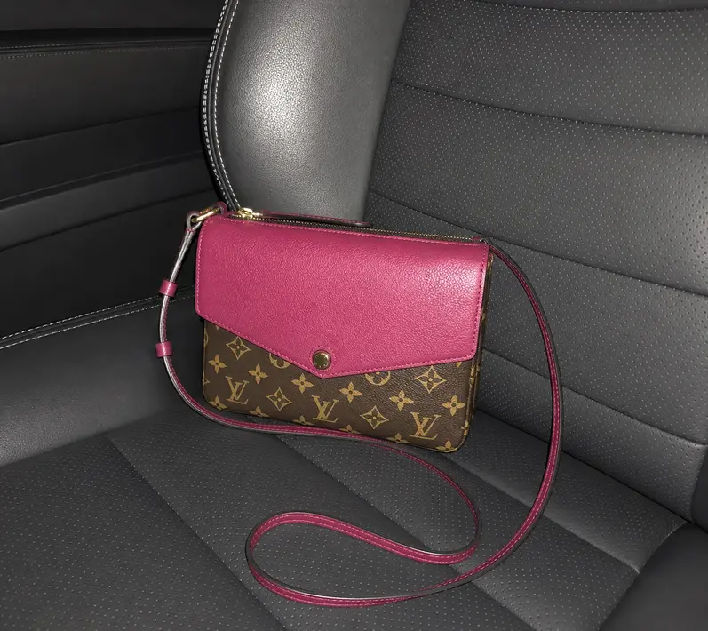 Monogram Canvas Twinset Cross-body Bag-Aurore M50185-1 photo review