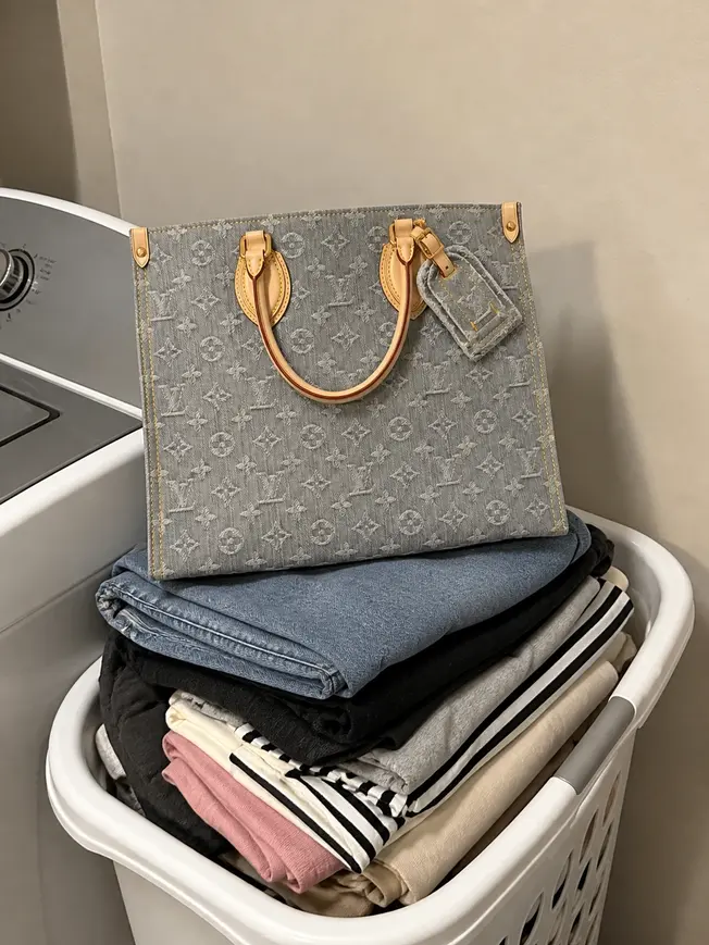 OnTheGo MM Monogram Denim Gray M13189 photo review