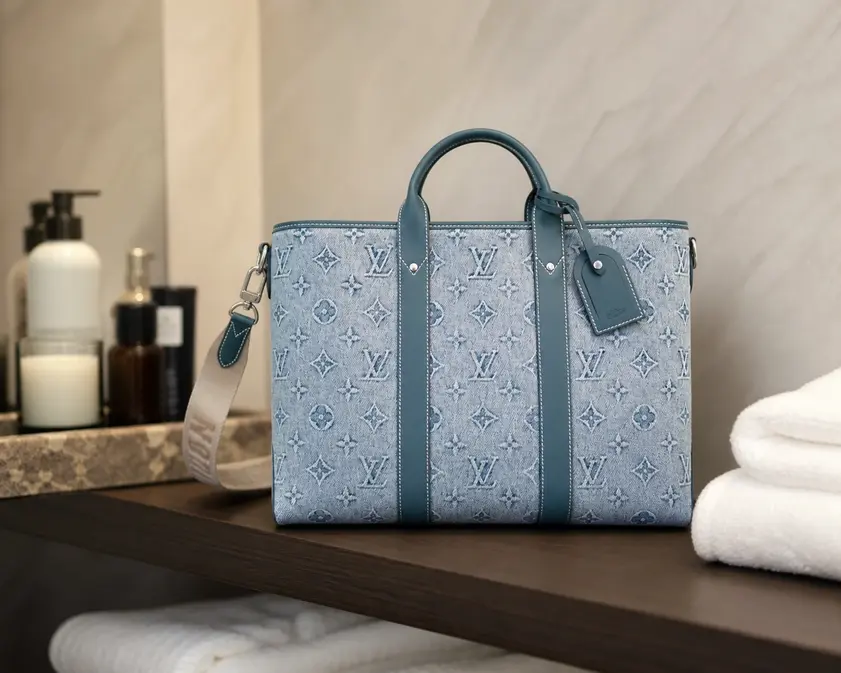 Monogram Denim Weekend Tote NM M22537 photo review