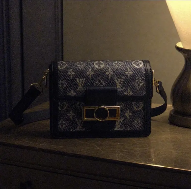 Monogram Mini Dauphine Handbag-Blue M22826-Blue photo review