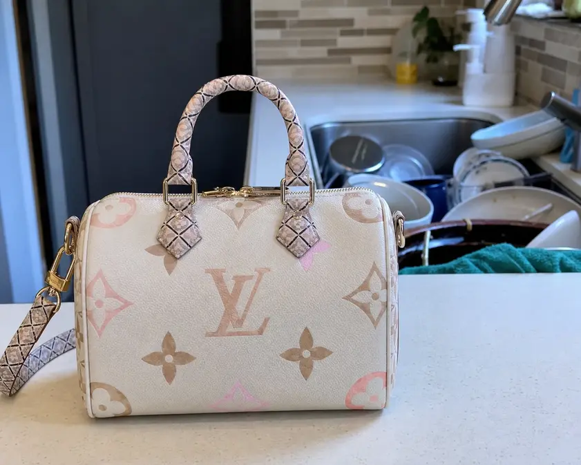 Giant Monogram Speedy Bandouliere 25 M22987 photo review