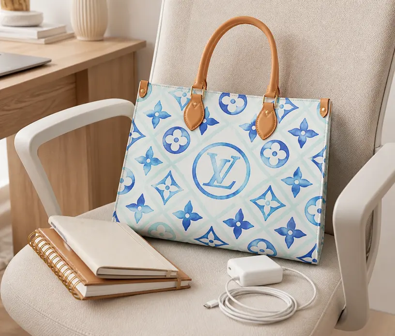 Monogram Tiles OnTheGo MM Handbag M11262 photo review