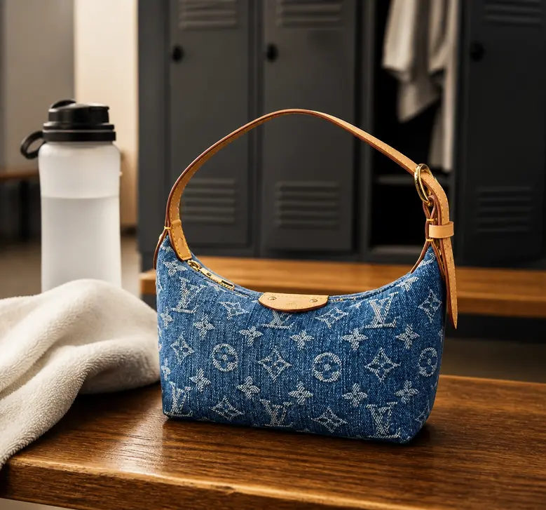 Monogram Denim Hills Pochette Handbag M82949 photo review