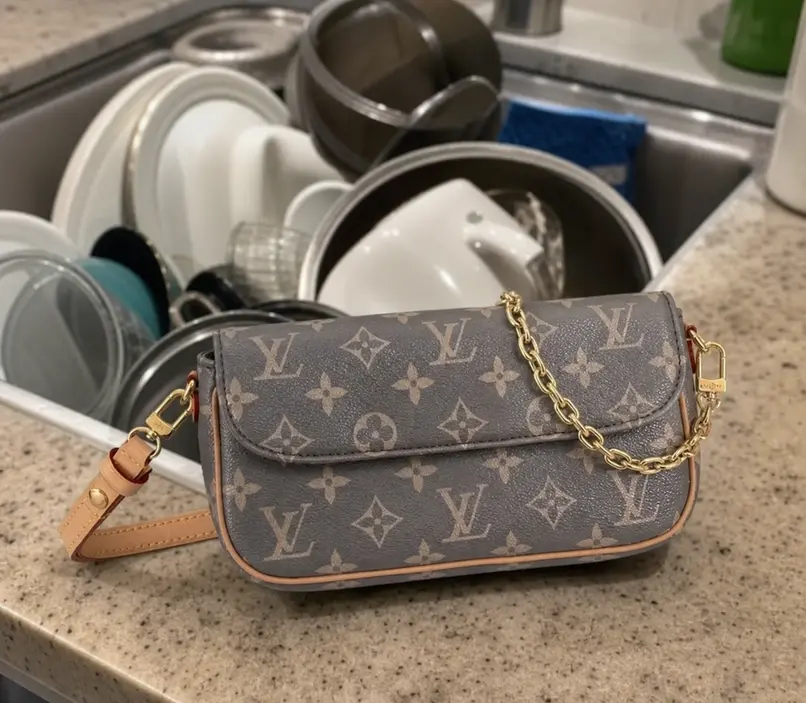 Monogram Wallet on Chain Ivy M12778 photo review
