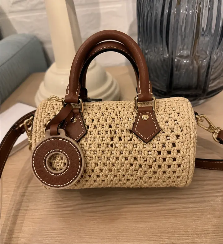 Natural Raffia Nano Speedy bag M83525 photo review