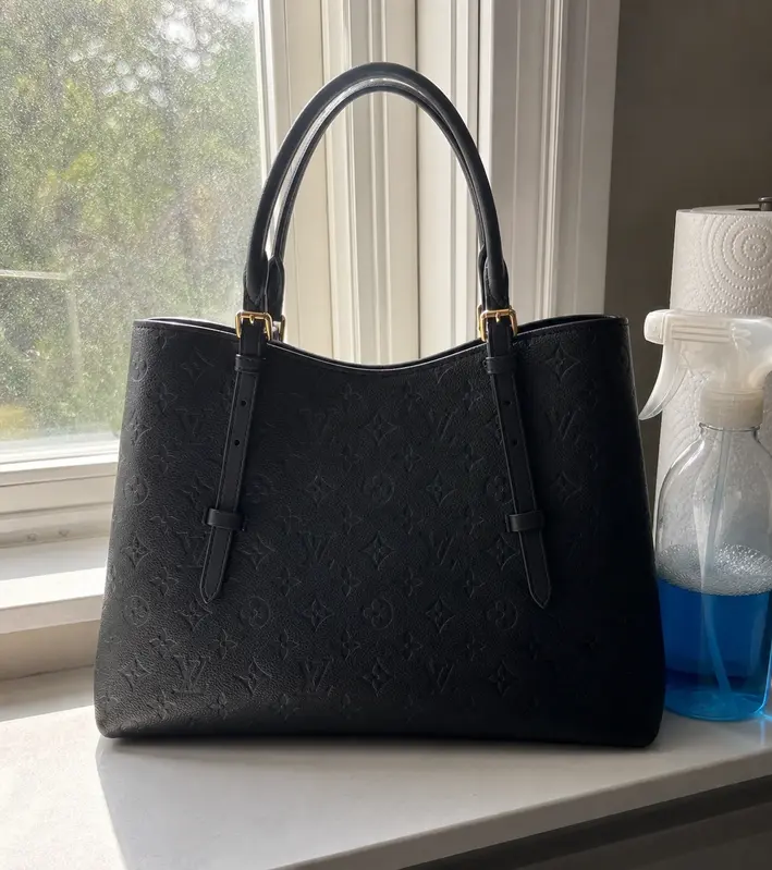 Monogram Babylone MM Tote Bag-Black M47185-black photo review