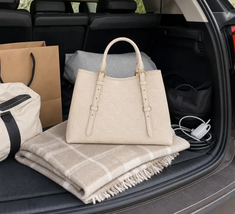 Monogram Babylone PM Tote Bag-Creme M11394 Creme photo review