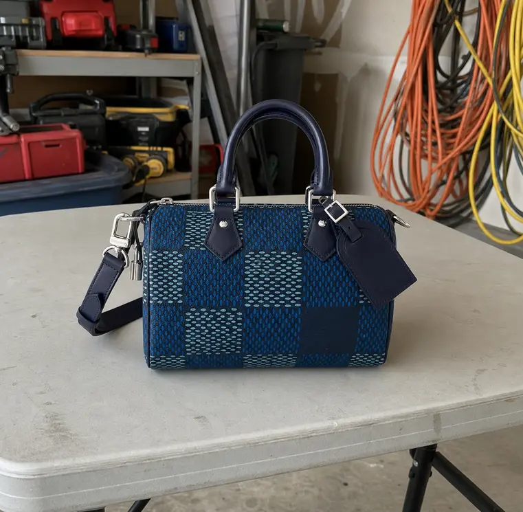 Damier Heritage Speedy 25 Bandouliere Bag N40691 photo review