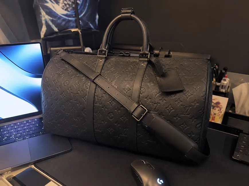Monogram Shadow Keepall Bandouliere 50 M44810 photo review