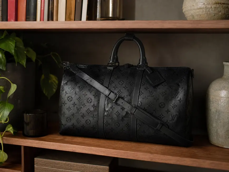 2019 Monogram-embossed Keepall Bandouliere 50 M53971 photo review