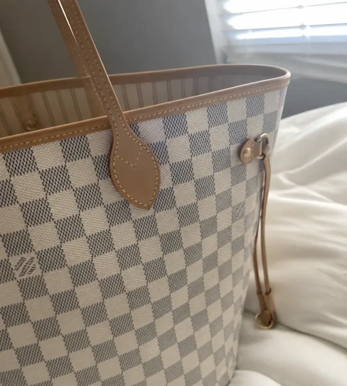 2019 Damier Azur Canvas Neverfull MM N41361 photo review