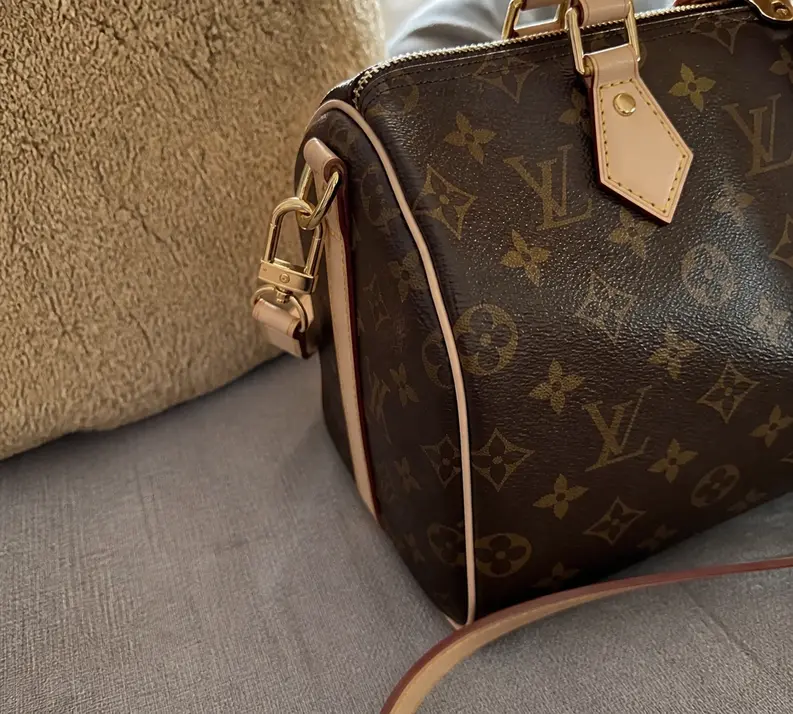 2019 Monogram Canvas Speedy Bandouliere 25 M41113 photo review