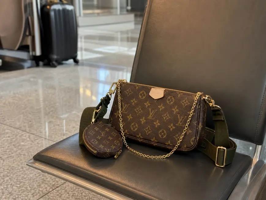 2019 Monogram Canvas Multi Pochette Accessoires-Green M44814 photo review
