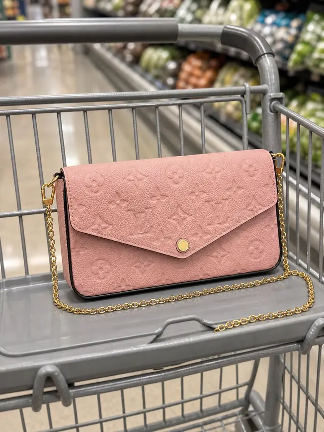 2020 Felicie Pochette-Pink M67856 photo review