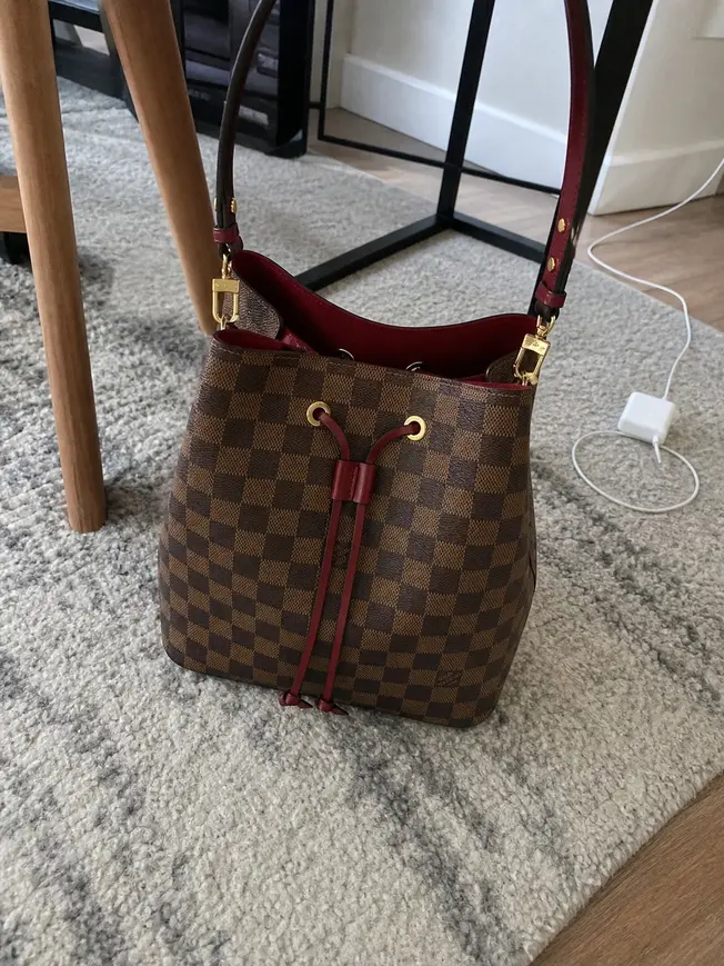 2020 Damier Ebene NeoNoe-Cherry Berry N40214 photo review