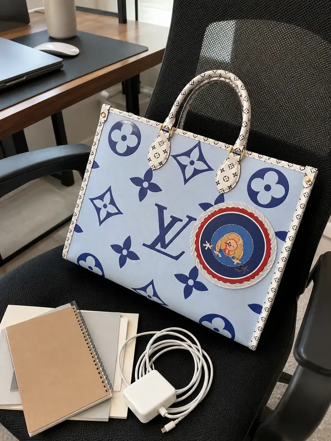 2019 Giant/Mini Monogram Hawaii Onthego-Blue M44571-Hawaii photo review