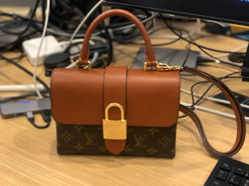 Monogram Canvas LOCKY BB-Caramel M44654 photo review