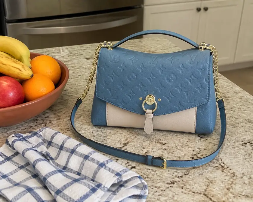 Monogram Empreinte Blanche BB-Jean Blue M44308 photo review