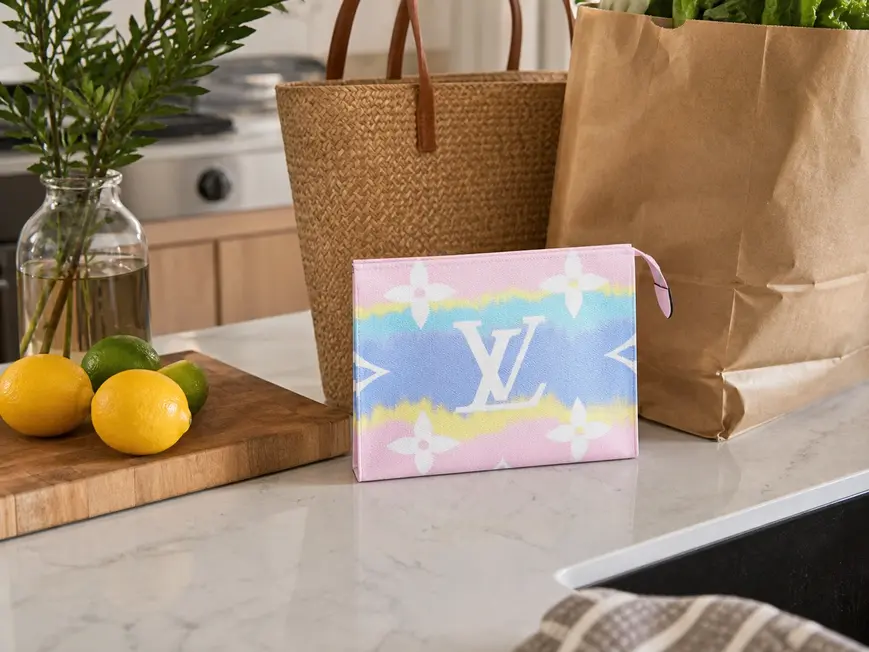 Monogram Canvas LV Escale Poche Toilette 26-Pastel M69137 photo review