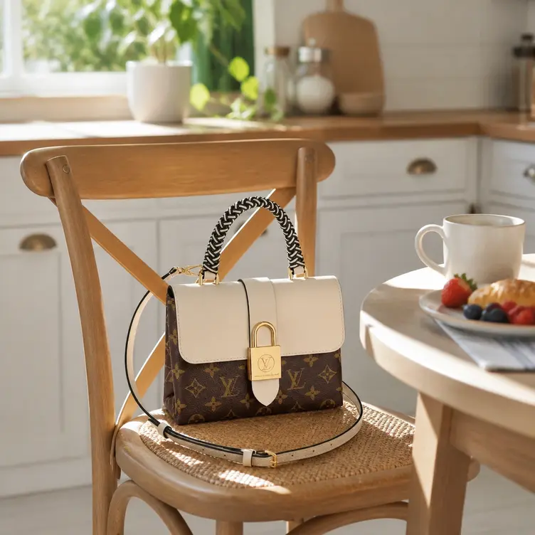 Monogram Canvas Locky BB-Creme Beige M45155 photo review