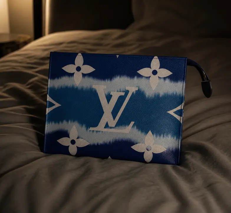 Monogram Canvas LV Escale Poche Toilette 26-Blue M69136 photo review