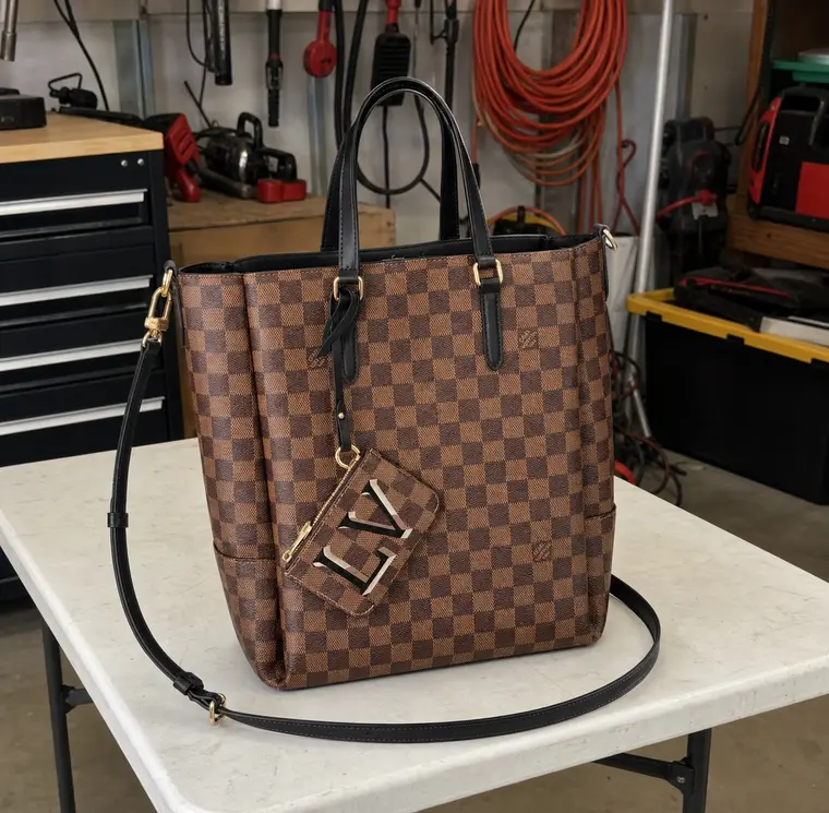 Damier Ebene Belmont MM-Black N60294 photo review