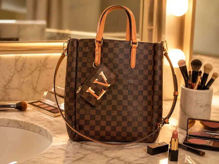 Damier Ebene Belmont MM-Brown N60295-Brown photo review