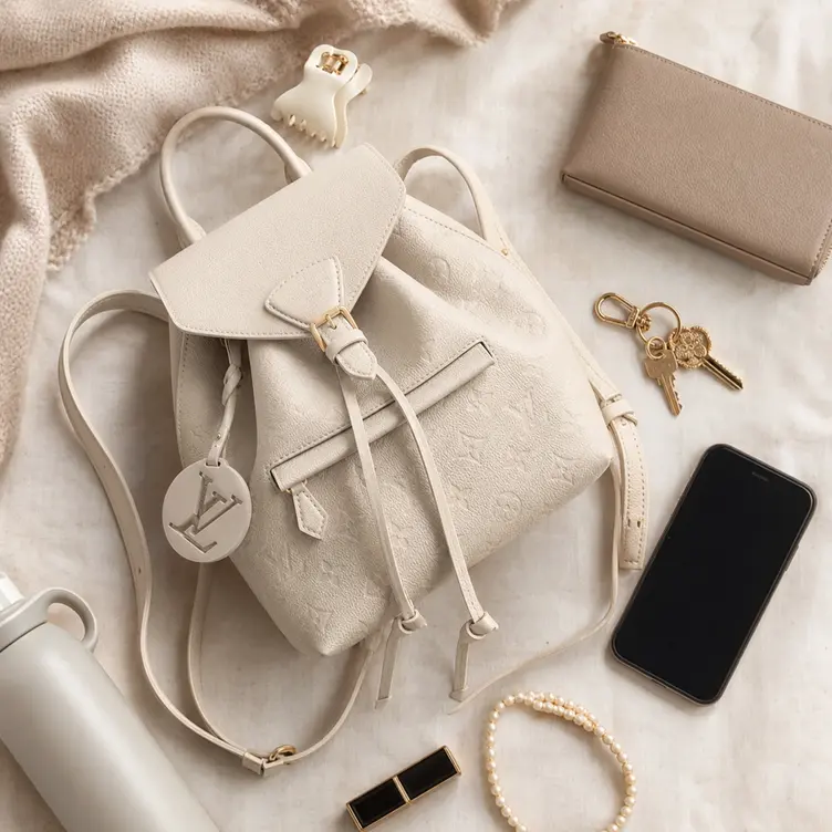 2020 Monogram Empreinte Montsouris Backpack-Cream M45397 photo review