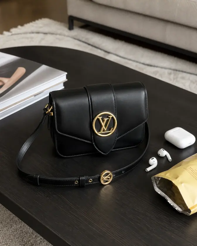 LV Circle LV Pont 9-Black M55948 photo review